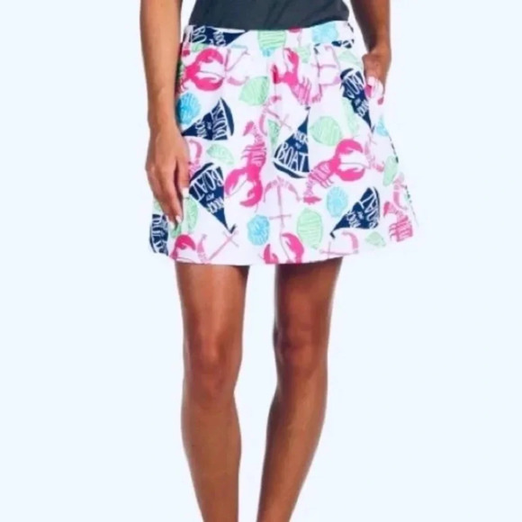 Lily Pulitzer Summer Classic Cotton Mimosa Rock my Boat Skirt Size XS - Picture 2 of 10